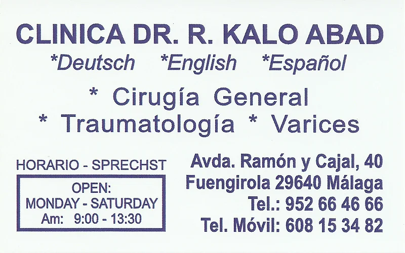 Doktor Kalo Abad in Fuengirola
