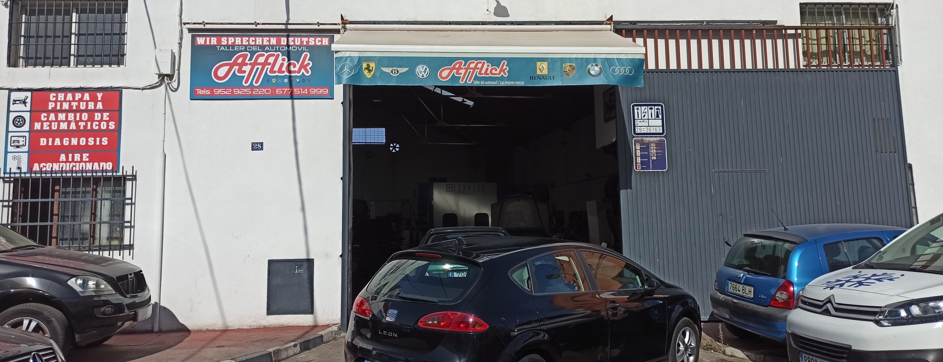 Car mechanic in Marbella Auto Afflick with a German master craftsman’s certificate
